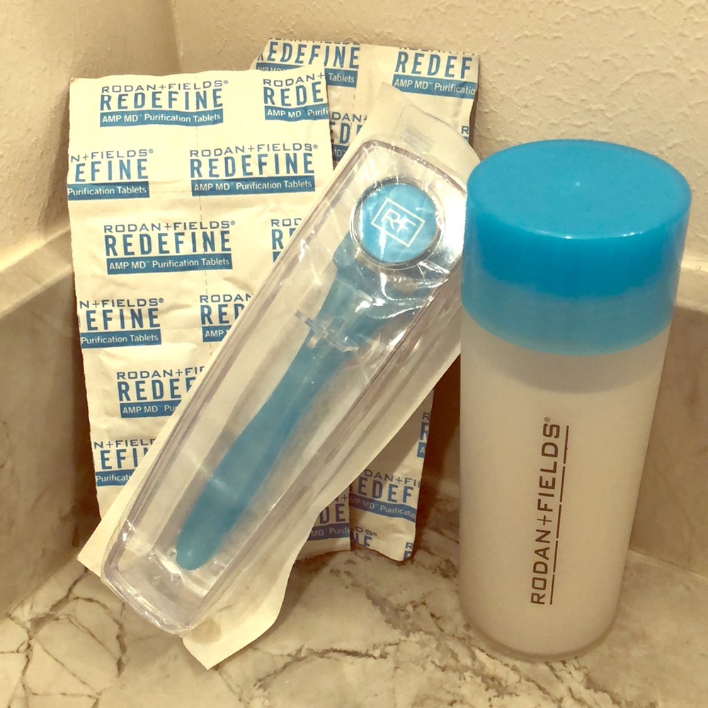 REDEFINE AMP MD ROLLER, CLEANING TABLETS, SERUM